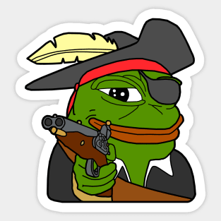 Pirate Pepe Sticker